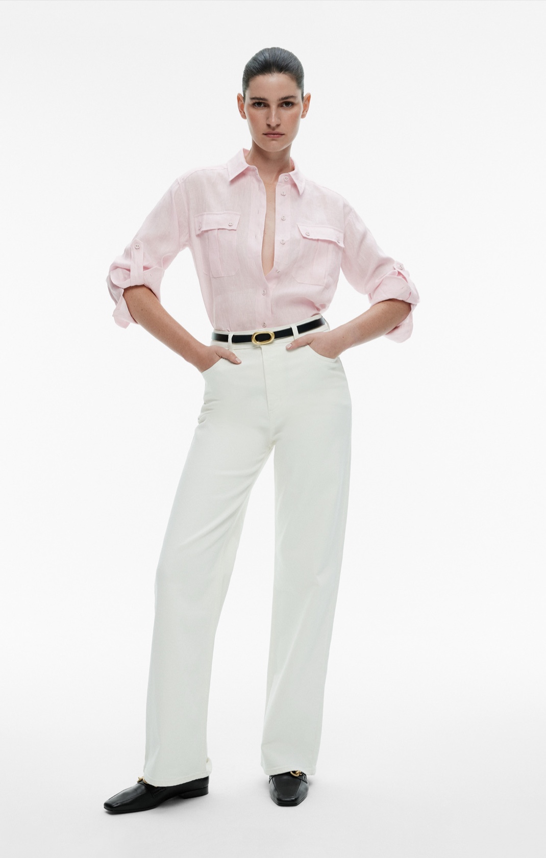 Why you should own a white linen blouse